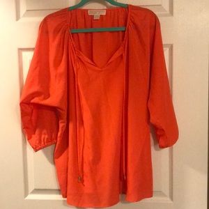 Michael Kors Orange Blouse